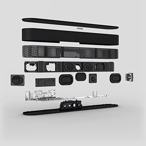 Sonos ▫️ Barra de som Beam (2.ª geração) compacta com Dolby Atmos e controlo por voz - Preto 4