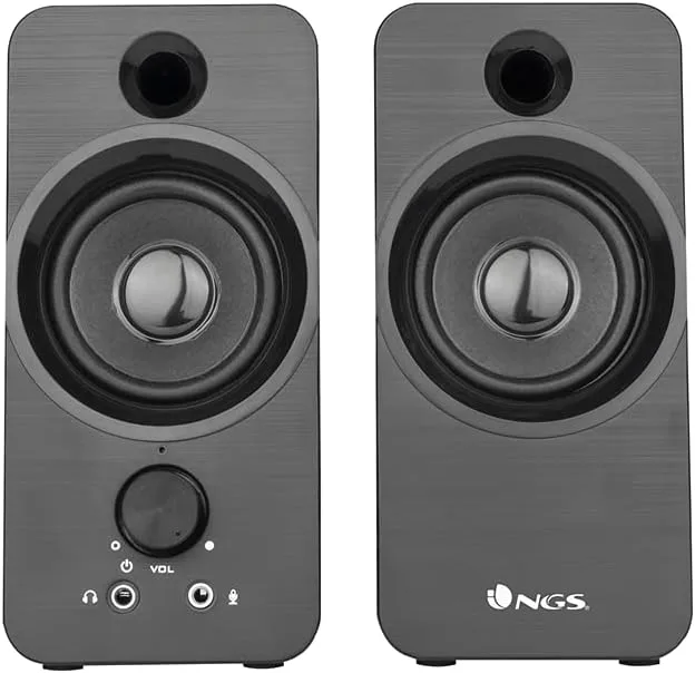 NGS ▫️ SB350, Altifalante para PC de 12 W com ligação USB, cor preta