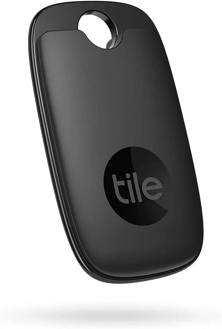 Tile ▫️ Pro (2022) localizador de objetos Bluetooth, embalagem com 1 unidade, raio de localização de 120 m, bateria com duração de 1 ano, compatível com Alexa, Google Smart Home, iOS e Android, localiza chaves, comandos remotos e muito mais, preto