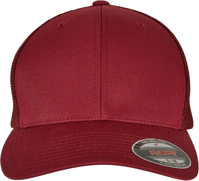 Flexfit ▫️ Boné de basebol com pala curva, bonés Mesh Trucker unissexo, costuras resistentes, boné de estilo hip hop, Tamanhos: S/M, L/XL