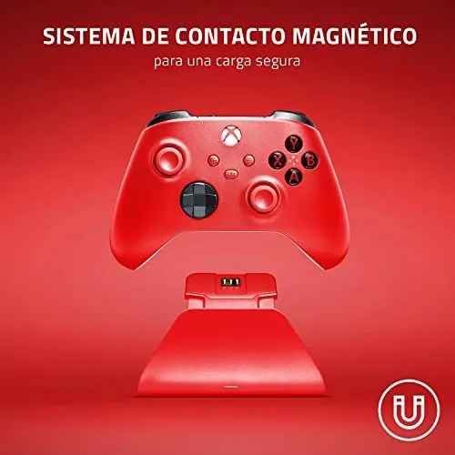Razer ▫️ Universal Quick Charging Stand (Pulse Red) - Suporte de carregamento rápido para comandos Xbox (carregamento rápido, compatibilidade universal com comandos novos e antigos) Vermelho 6