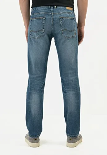 camel active ▫️ Calças de ganga Straight para homem 4