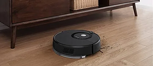 roborock ▫️ E5 – Aspirador e esfregona robóticos para todos os tipos de piso, com controlo remoto, aplicação e comando por voz (2500 Pa, 200 min de autonomia, depósito de pó de 640 ml e depósito de água de 180 ml, sistema de navegação giroscópico automático) Preto 3