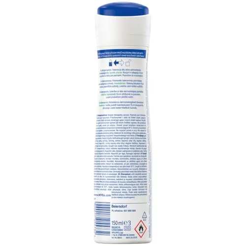 NIVEA ▫️ Spray antitranspirante fresco em preto e branco, 150 ml 2