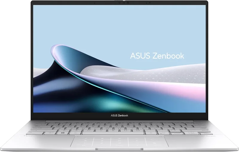 ASUS ▫️ Zenbook 14 OLED UX3405CA-QD1481W - Portátil de 14" WUXGA (Intel Core Ultra 7 255H, 16 GB de RAM, SSD de 512 GB, ARC 140T, Windows 11 Home) Prateado Nebuloso - Teclado QWERTY espanhol