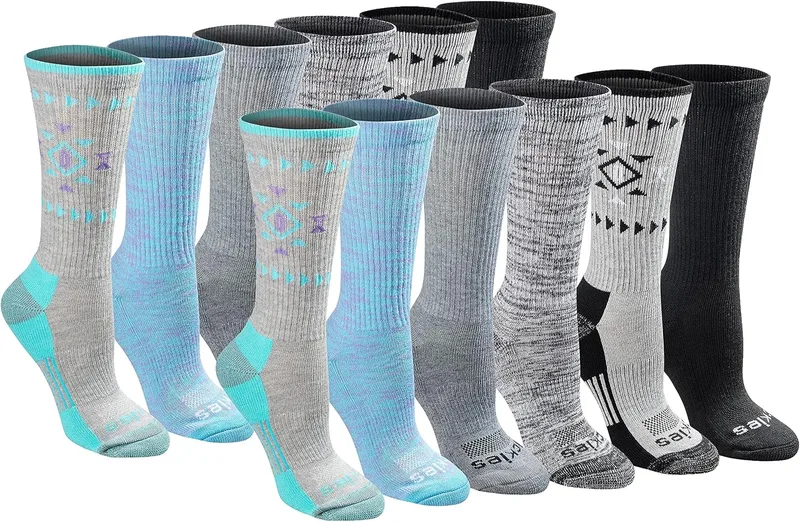 Dickies ▫️ Dri-tech - Meias para mulher com controlo de humidade (12 pares)