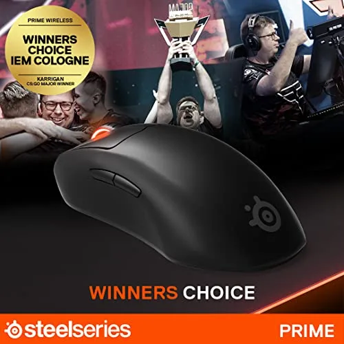 SteelSeries ▫️ Prime Mini - Rato USB para jogos Esports Performance - Interruptores óticos magnéticos - Design Mini 2