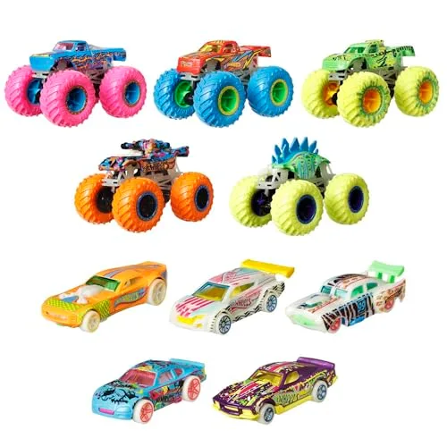 Hot Wheels ▫️ Coleção Monster Trucks: Brilham no Escuro 2