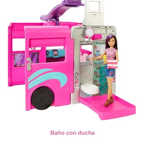 Barbie ▫️ Conjunto de brinquedos e acessórios de campismo DreamCamper 5