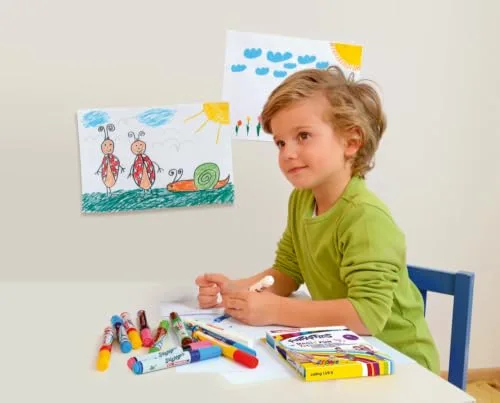 Edding ▫️ 13 marcador Funtastics Magic - cores - 8 marcadores - ponta redonda de 2-4 mm - marcadores infantis coloridos que mudam de cor como por magia, ideias de presentes para meninos e meninas 3