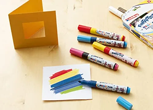 Edding ▫️ 13 marcador Funtastics Magic - cores - 8 marcadores - ponta redonda de 2-4 mm - marcadores infantis coloridos que mudam de cor como por magia, ideias de presentes para meninos e meninas 5