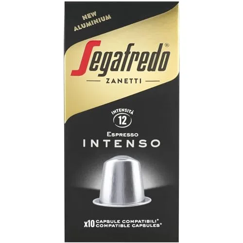 Segafredo ▫️ Zanetti 100 Cápsulas de alumínio compatíveis com Nespresso Café Intenso, com sabor completo e persistente (10 caixas de 10 cápsulas) - Adequadas para máquinas Nespresso Original 2