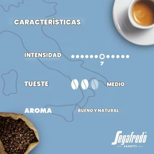 Segafredo ▫️ Zanetti 100 Cápsulas de alumínio compatíveis com Nespresso Café descafeinado pelo método natural (10 caixas de 10 cápsulas) - Adequadas para máquinas Nespresso Original 4