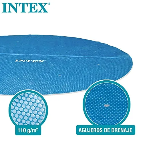 Intex ▫️ Cobertura Solar para Easy Pool 244 cm, Cor Azul 4
