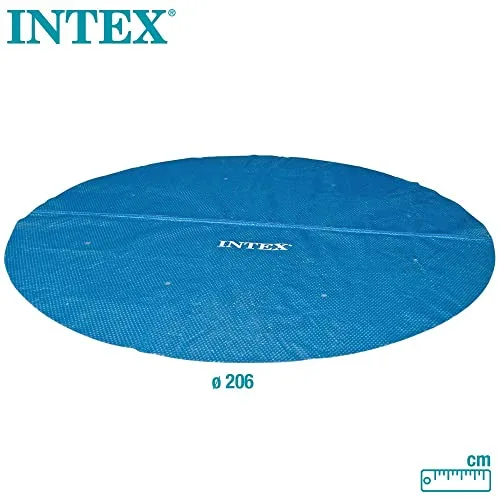 Intex ▫️ Cobertura Solar para Easy Pool 244 cm, Cor Azul 6