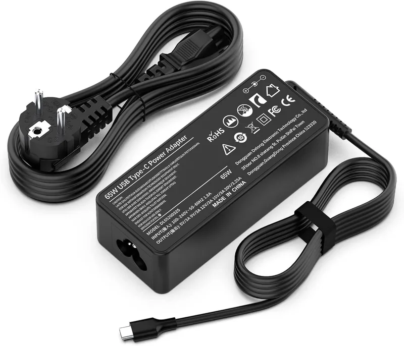 Etssembo ▫️ Carregador para computador Tipo C de 65 W, compatível com a série Lenovo ThinkPad Yoga