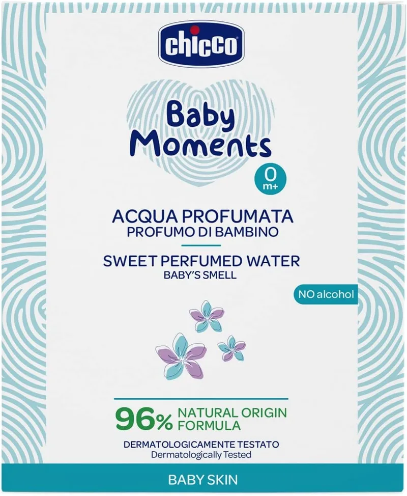 Chicco ▫️ Baby Skin - Eau de Toilette perfumada, 100 ml, 0 M +