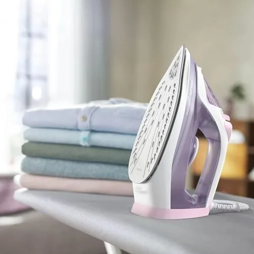 PHILIPS ▫️ 3000 Ferro a Vapor, potência de 2000 W, depósito de 300 ml, cor malva 4