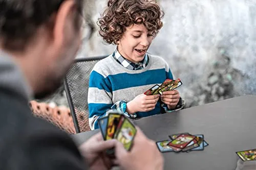 Mattel Games ▫️ UNO Minecraft Jogo de Cartas com Caixa de Lata, 7+ 2
