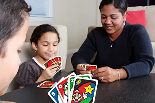 Mattel Games ▫️ UNO Super Mario Jogo de Cartas, 7+, 2-10 jogadores 2