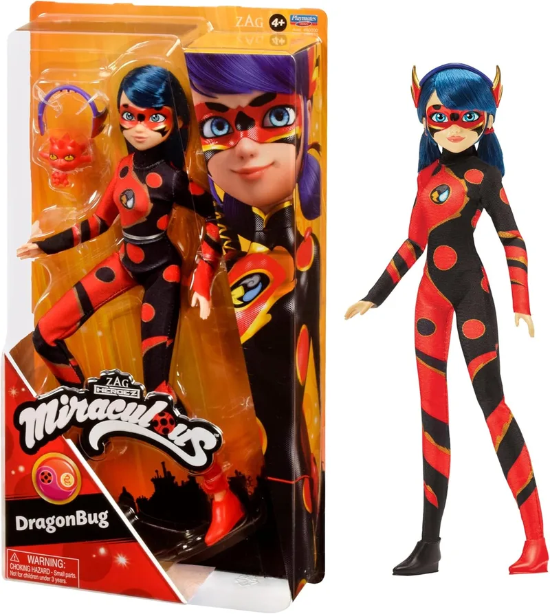 BANDAI ▫️ Boneca Lady Bug Dragon Bug 26 cm