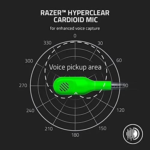 Auscultadores para jogos Razer BlackShark V2 X: Som envolvente 7.1, drivers de 50 mm, almofadas de espuma viscoelástica, para PC, PS4, PS5, Switch, Xbox One, conector de áudio de 3,5 mm, cor 4