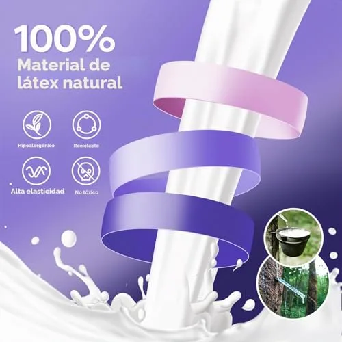 Fokky ▫️ Elásticos de Musculação [Conjunto de 5], Látex Natural 3
