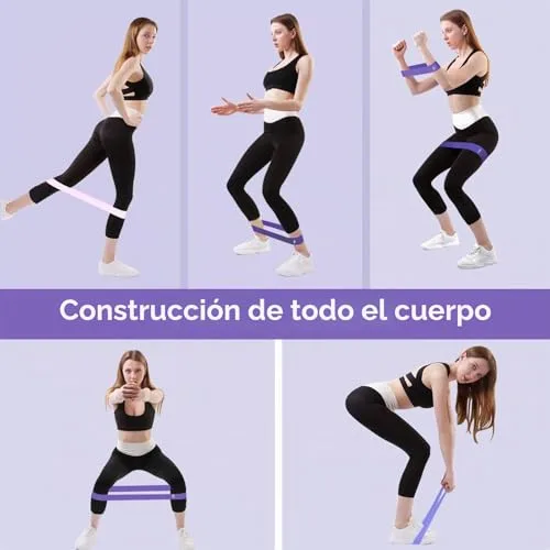 Fokky ▫️ Elásticos de Musculação [Conjunto de 5], Látex Natural 6