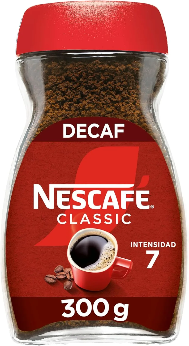 Nescafe ▫️ NESCAFÉ CLASSIC Café Solúvel Descafeinado Frasco de 300g