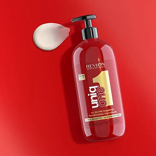 REVLON PROFESSIONAL ▫️ UniqOne Champô e Condicionador 2 em 1, Tratamento Hidratante para o Cabelo, Repara o Cabelo Seco e Danificado, Desembaraçante e Controlo do Frizz, 490 ml 2
