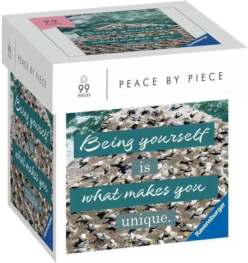 RAVENSBURGER Puzzle 16967 Ser você mesmo é o que o torna único: Paz por peça