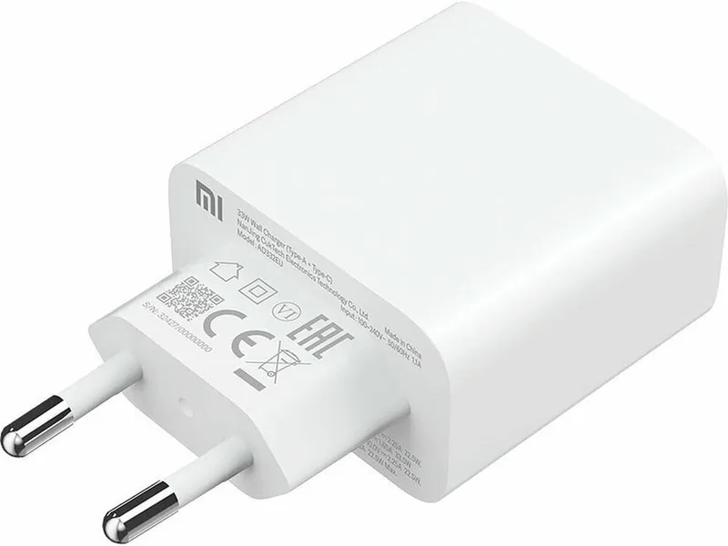 XIAOMI ▫️ BHR4996GL Carregador de parede de 33 W, cor branca, tamanho padrão
