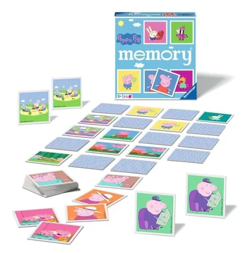 Ravensburger ▫️ Memory® Peppa Pig, Jogo de Memória para maiores de 3 anos 5