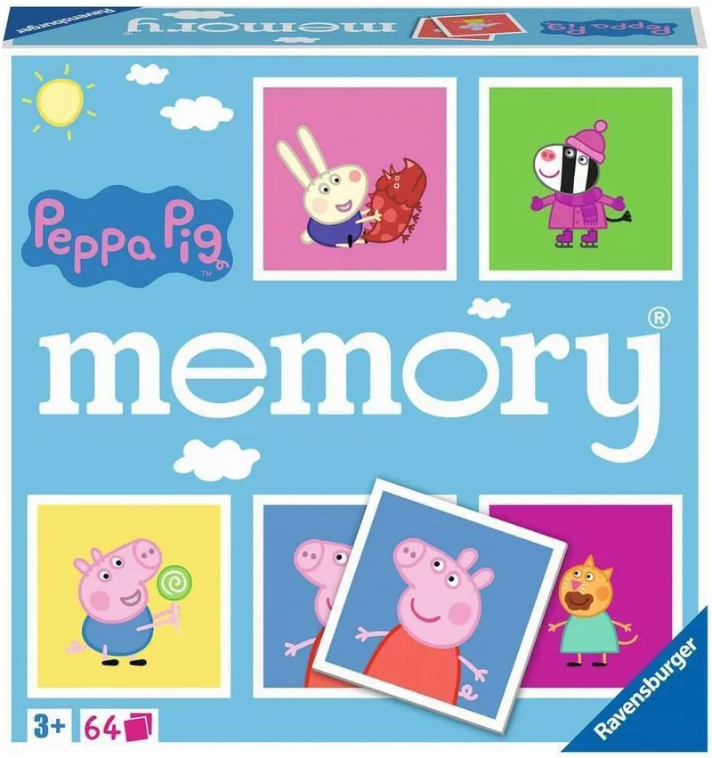 Ravensburger ▫️ Memory® Peppa Pig, Jogo de Memória para maiores de 3 anos