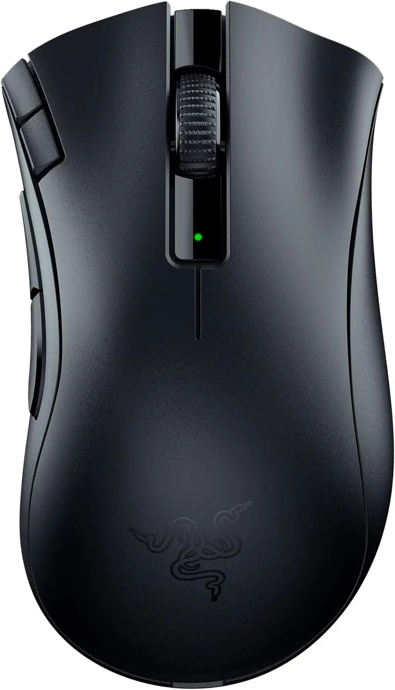 Razer ▫️ DeathAdder V2 X Hyperspeed - Rato Gaming Ergonómico Sem Fios para PC / Mac (interruptores mecânicos, tecnologia sem fios Hyperspeed, sensor ótico) Preto