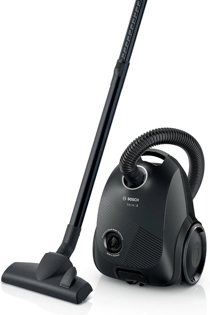 Bosch - Aspirador com filtro de saco Série 2 com saco, 3,5 litros, 80 decibéis, preto, BGBS2LB1