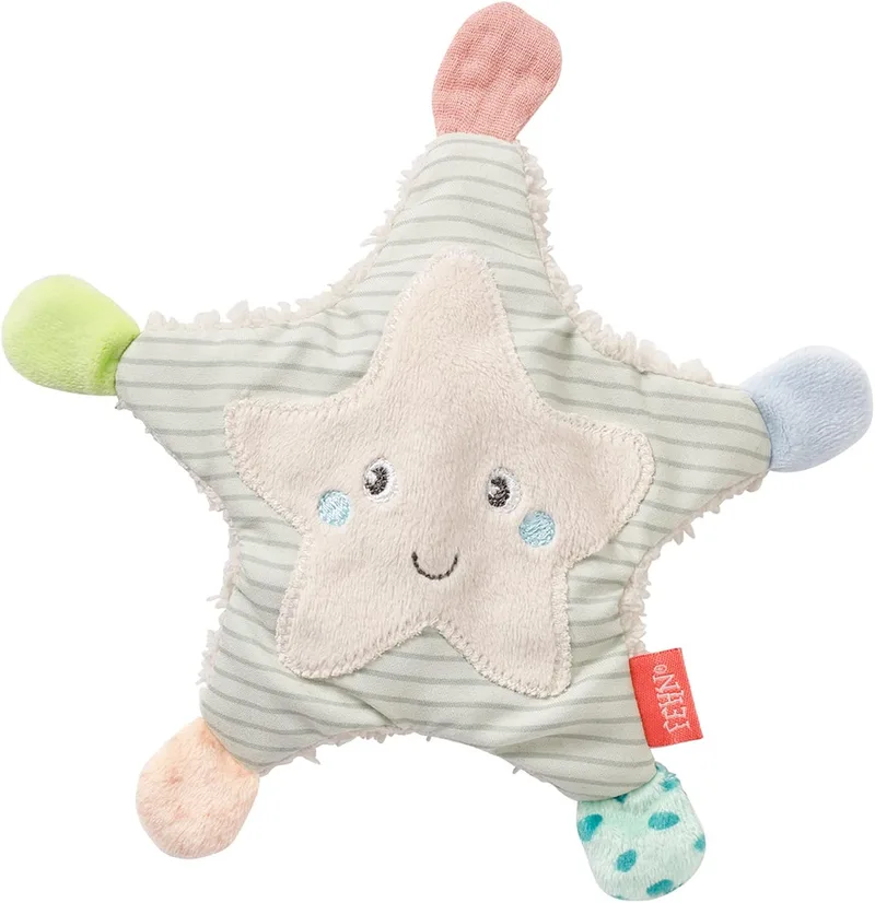 Fehn ▫️ estrela-do-mar crepitante - Brinquedo sonoro para agarrar, ouvir e produzir sons - estimula os sentidos e a motricidade do bebé - o companheiro ideal para bebés e crianças pequenas desde o nascimento