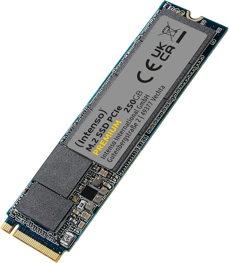 Intenso ▫️ 3835440 SSD Premium de 250 GB PCIe Gen 3x4