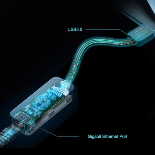 TP-Link ▫️ UE306 - Adaptador USB para Ethernet, Gigabit, USB 3.0, Nano 6