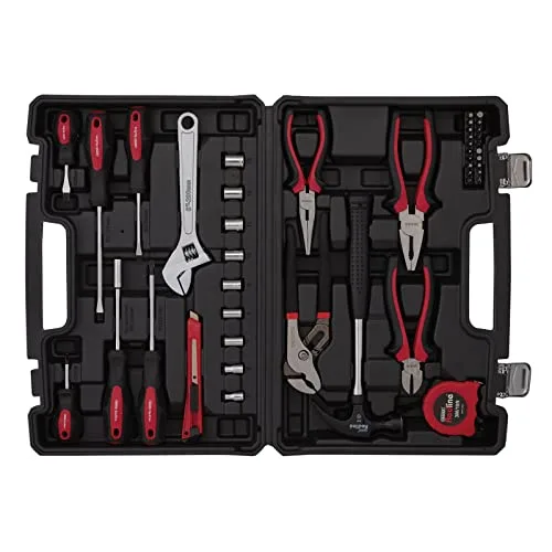 Draper ▫️ 70382 Redline Kit de ferramentas (43 peças) DIY Toolkits, vermelho e preto, tamanho único 2