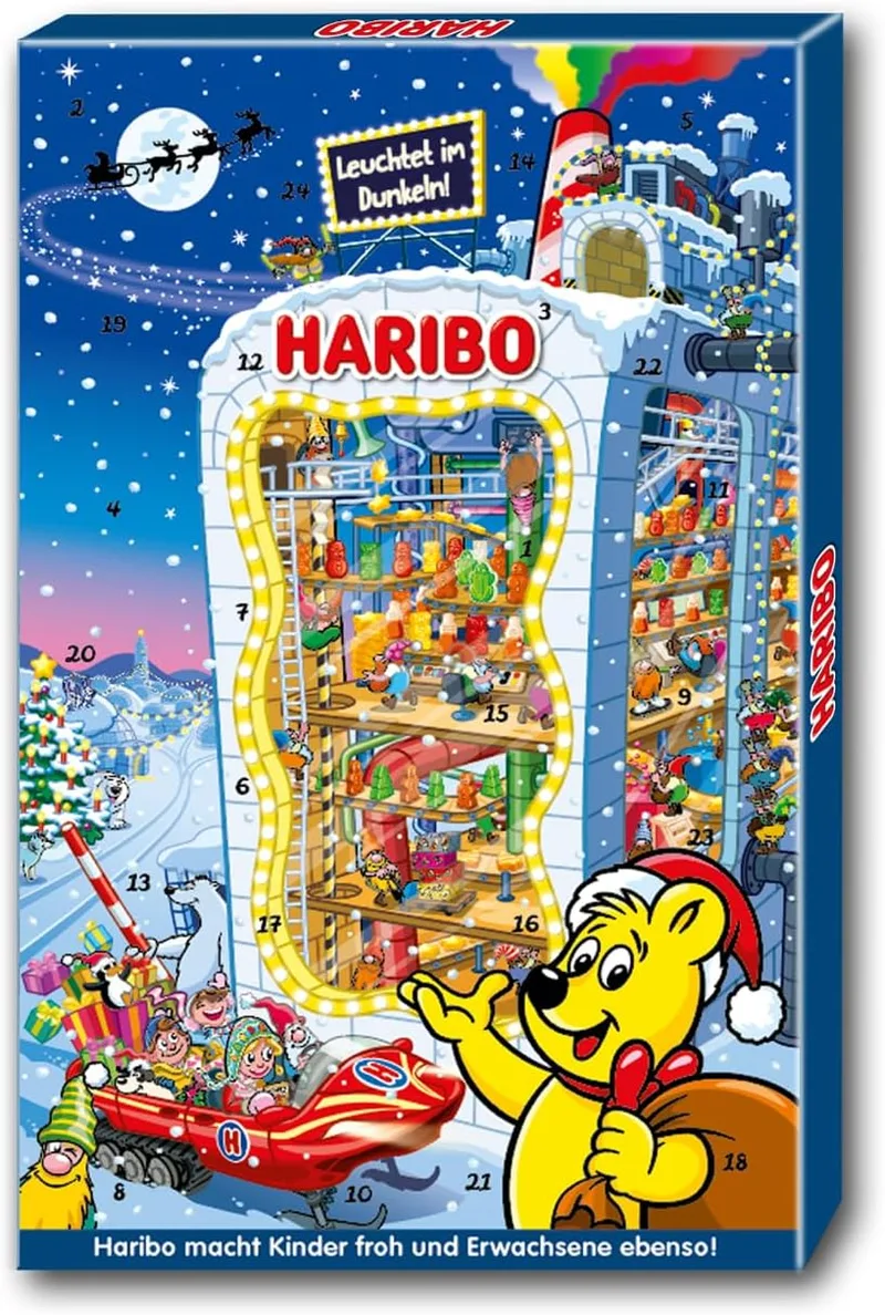 HARIBO ▫️ Calendário do Advento para oferecer, com doces de Natal, 2021