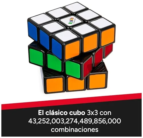 Rubik's ▫️ Cubo de Rubik Oficial 3x3: Rápido e Ágil. Desafia a tua mente. A partir dos 8 anos 3