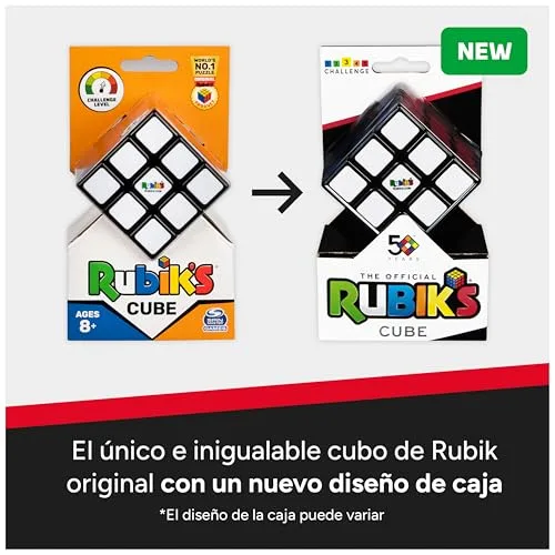 Rubik's ▫️ Cubo de Rubik Oficial 3x3: Rápido e Ágil. Desafia a tua mente. A partir dos 8 anos 6