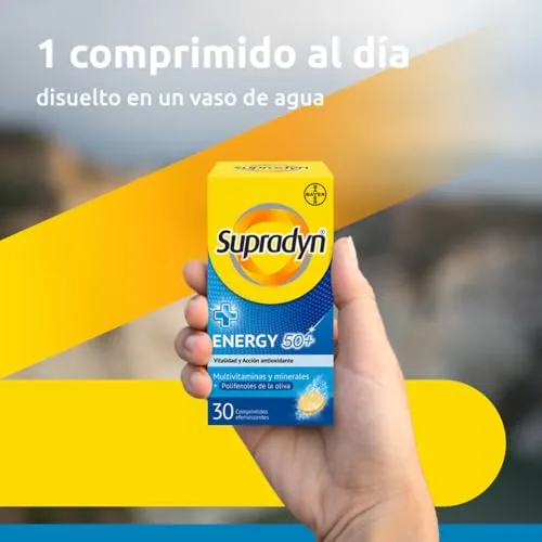 Supradyn ▫️ Energy 50+ 30 comprimidos efervescentes, com antioxidantes para maiores de 50 anos 3