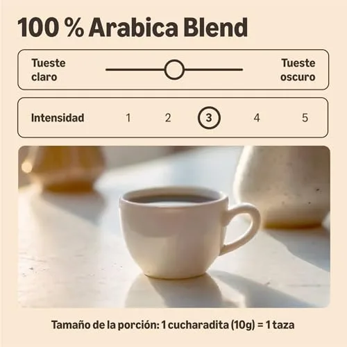 by Amazon ▫️ da Amazon Café Torrado e Moído Clássico 100% Arábica, Torra Média, 1 Embalagem de 500 g, Certificado pela Rainforest Alliance 2