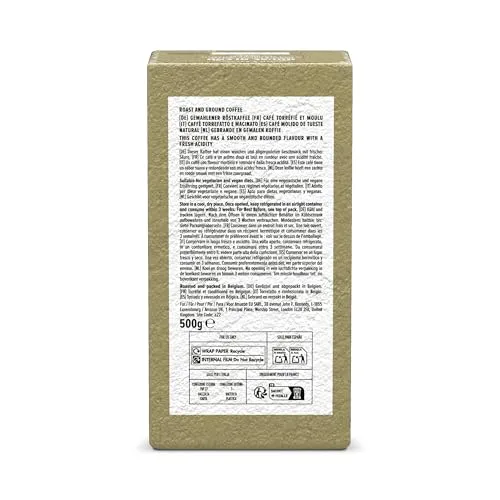 by Amazon ▫️ da Amazon Café Torrado e Moído Clássico 100% Arábica, Torra Média, 1 Embalagem de 500 g, Certificado pela Rainforest Alliance 5