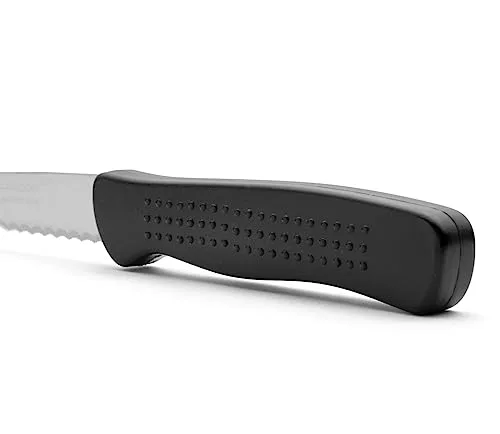 Arcos ▫️ Conjunto de 6 facas de mesa para carne, lâmina de 110 mm, preto 705500 6