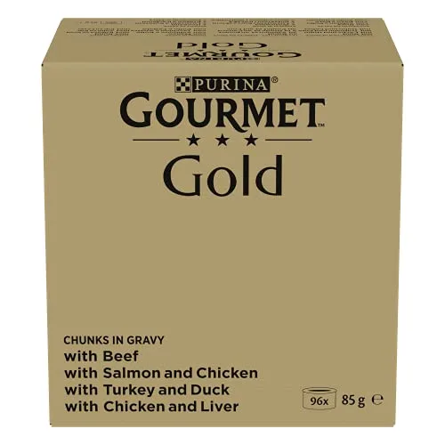 Gourmet ▫️ Gold Petiscos em Molho - Comida húmida para gatos 96x85 g 2