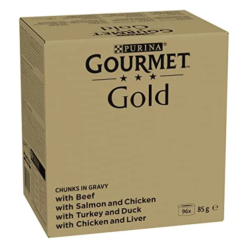 Gourmet ▫️ Gold Petiscos em Molho - Comida húmida para gatos 96x85 g 3