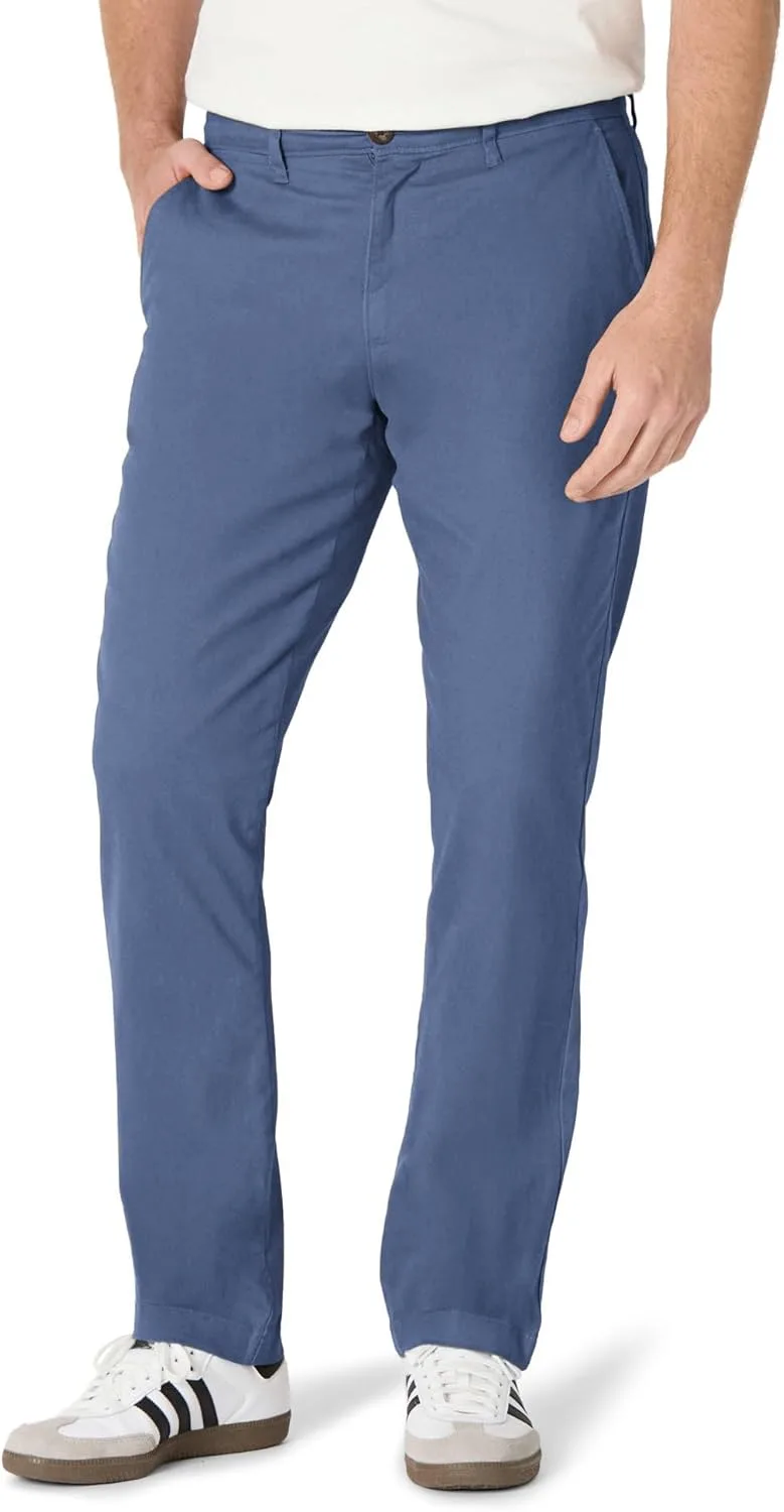 Amazon Essentials ▫️ Calças Chino Casual Sport Fit Stretch para homem (disponíveis em tamanhos extra e comprimentos especiais)